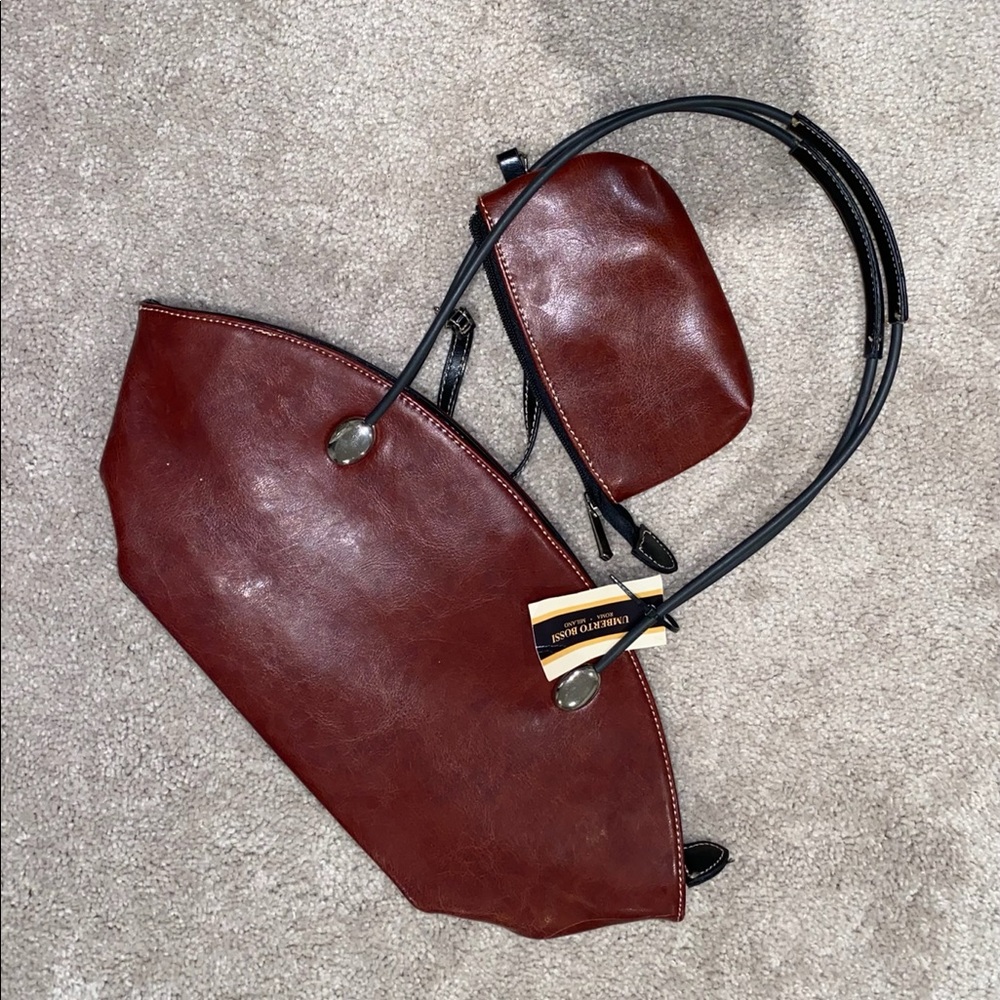 Umberto Bossi Leather Handbag